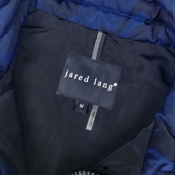 JARED LANG Aspen Blue Camo Down fill Puffer Vest - Picture 4 of 8